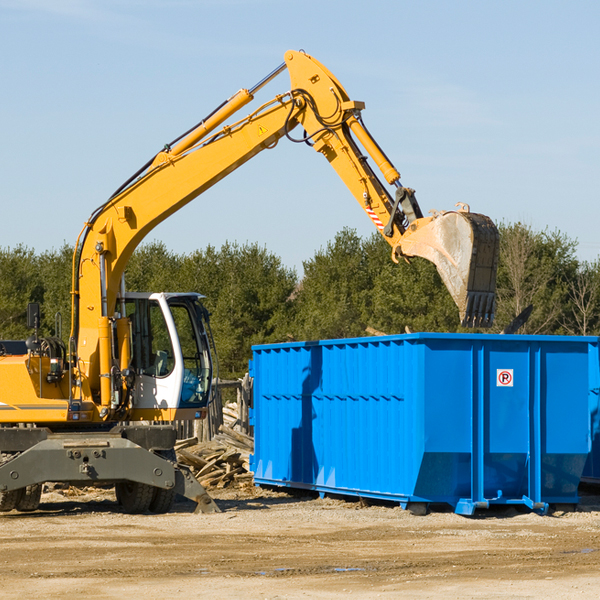 can i choose the location where the residential dumpster will be placed in Palermo ND